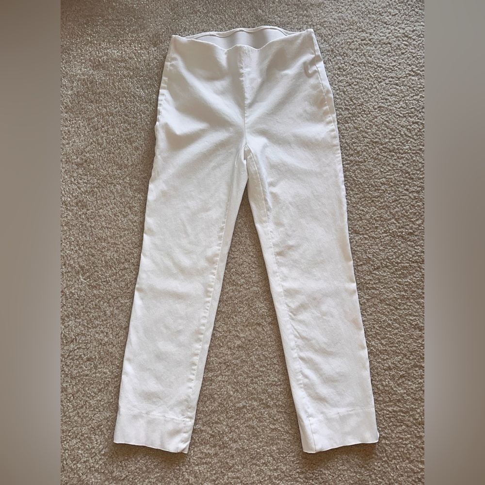 White Women's Capris Pants